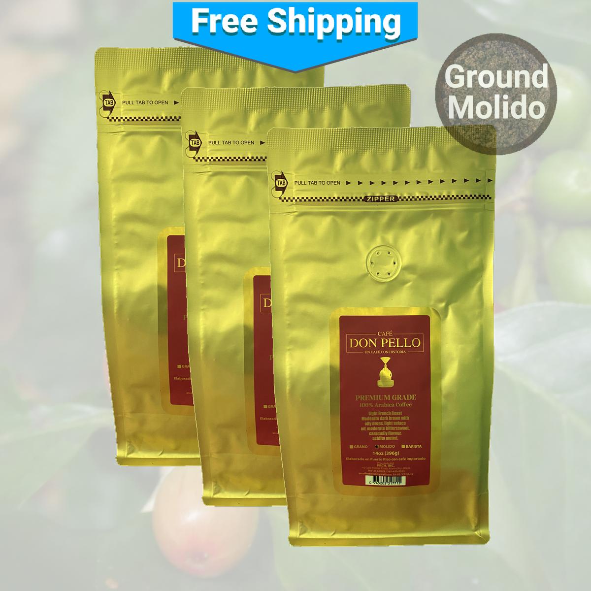 Café molido premium barista de Café Don Pello