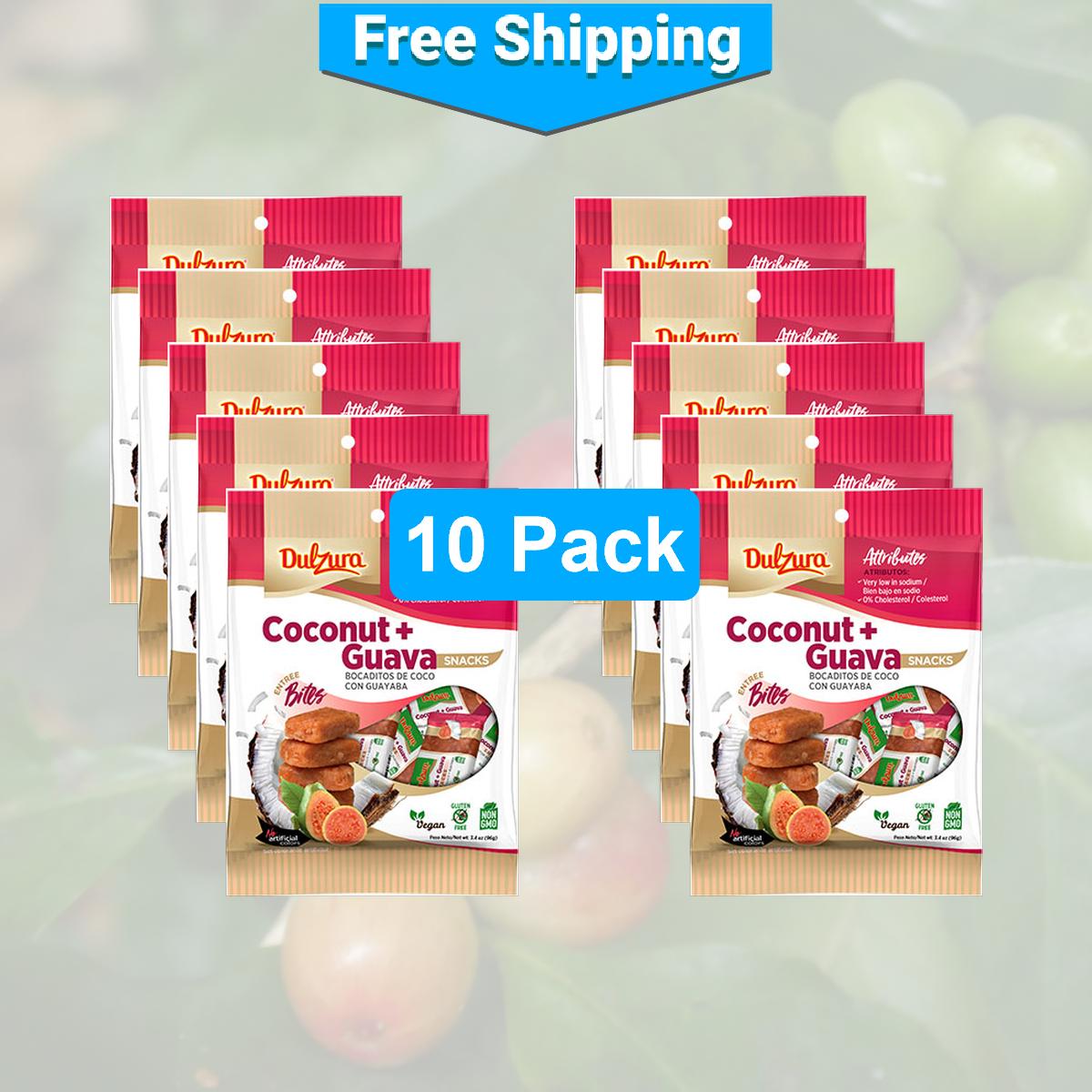 Bocaditos de guayaba y coco Dulzura Borincana