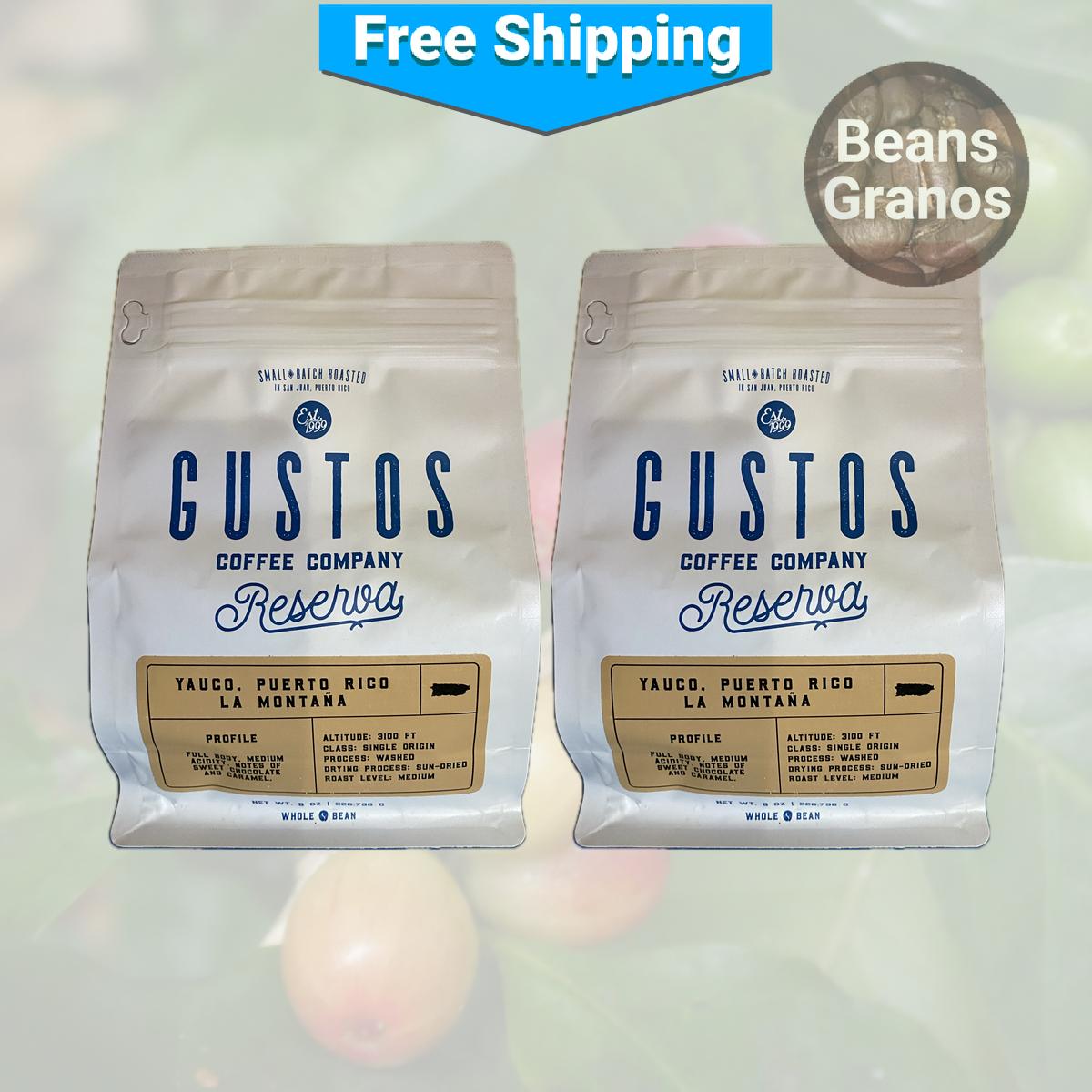 Café Gustos Yauco Reserve Coffee Beans