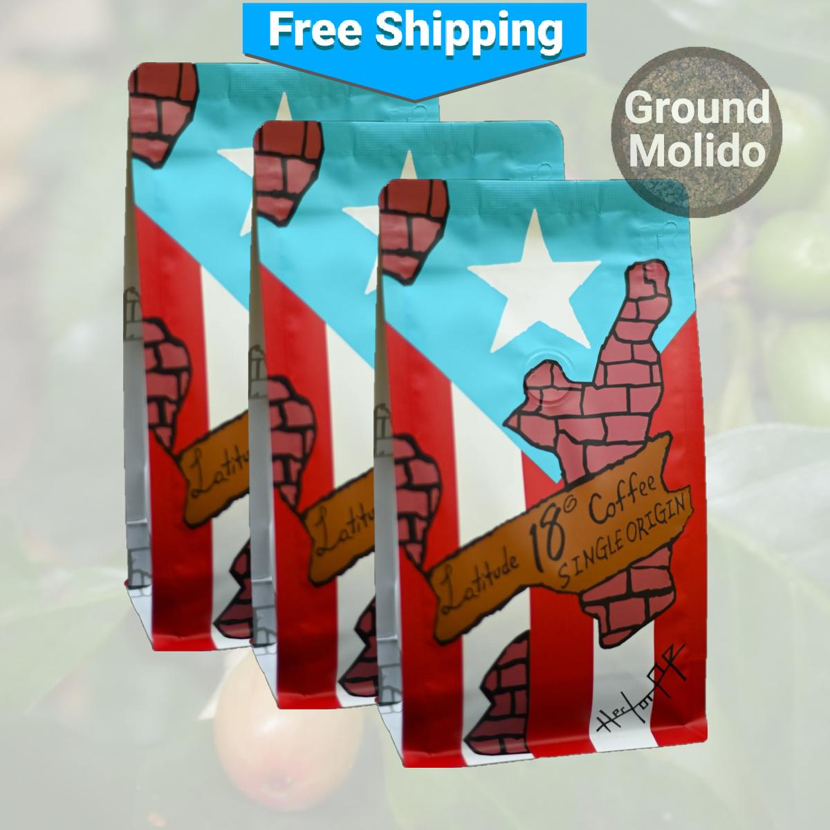 Café molido Latitude 18