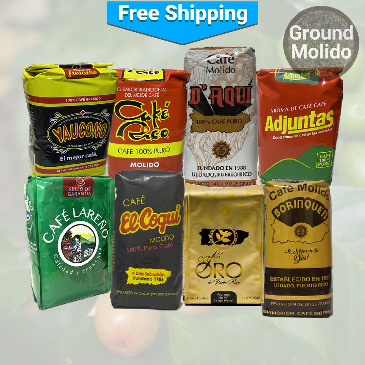 Puerto Rican Popular Coffees: 7 Pound Variety Pack – Puerto Rico 