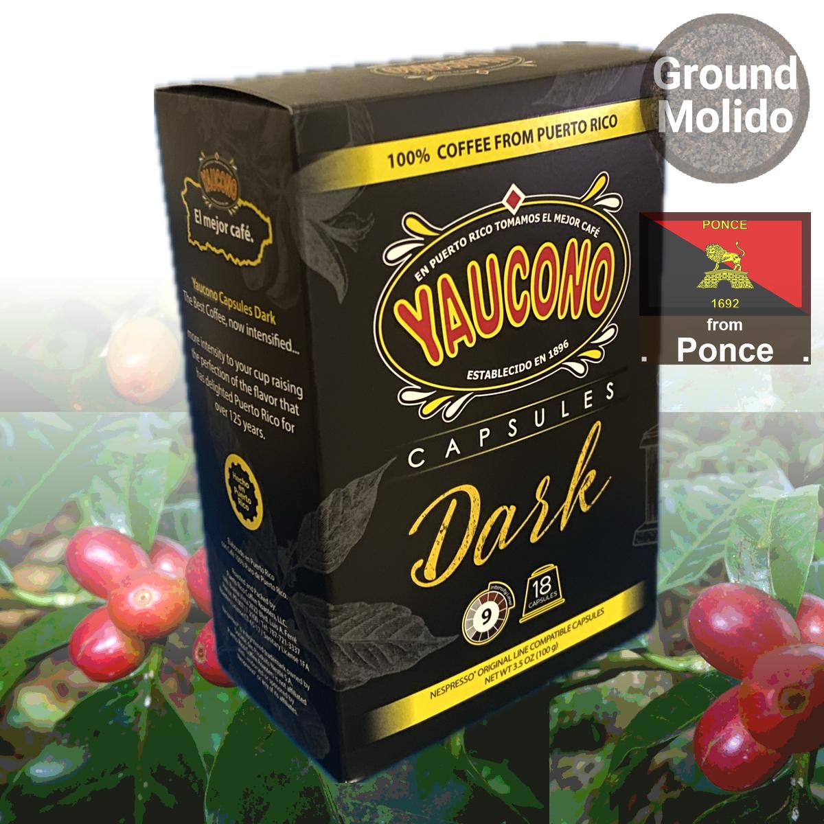 Cápsulas compatibles con la línea original de Nespresso Café Yaucono