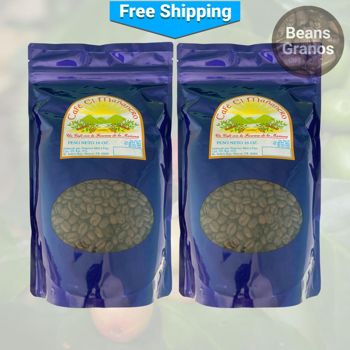 Café El Mañanero Café en Grano Bolsa Azul
