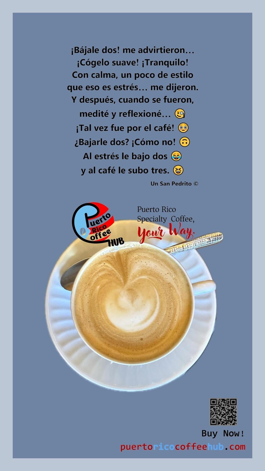 ¿Bajarle dos al café?