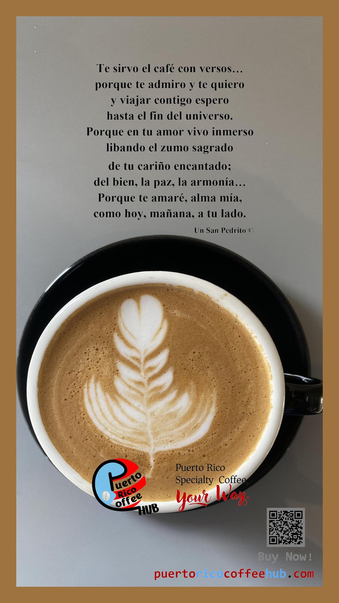 Con Versos Café con versos – Puerto Rico Coffee Hub