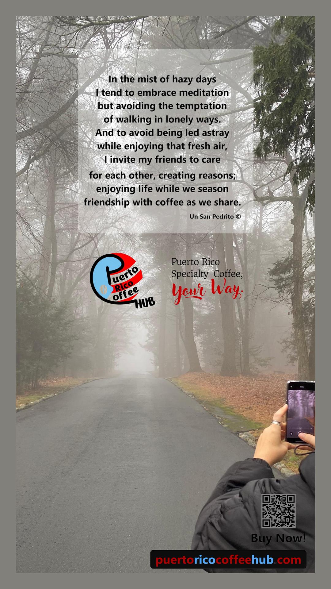 Coffee and friends for hazy days