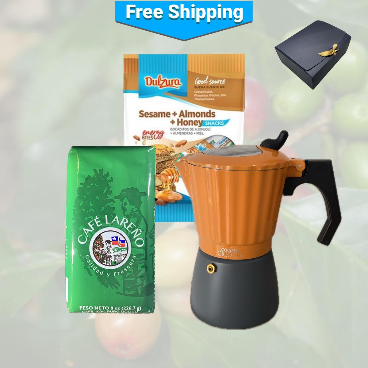 Create Your Own Popular Ground Coffee, Greca and Dulzura Borincana Gift!