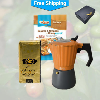 Create Your Own Popular Ground Coffee, Greca and Dulzura Borincana Gift!