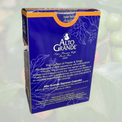 Alto Grande Super Premium Coffee Capsules | Caracolillo (Intensity 8)