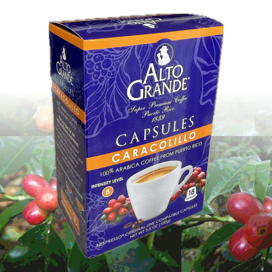 Alto Grande Super Premium Coffee Capsules | Caracolillo (Intensity 8)