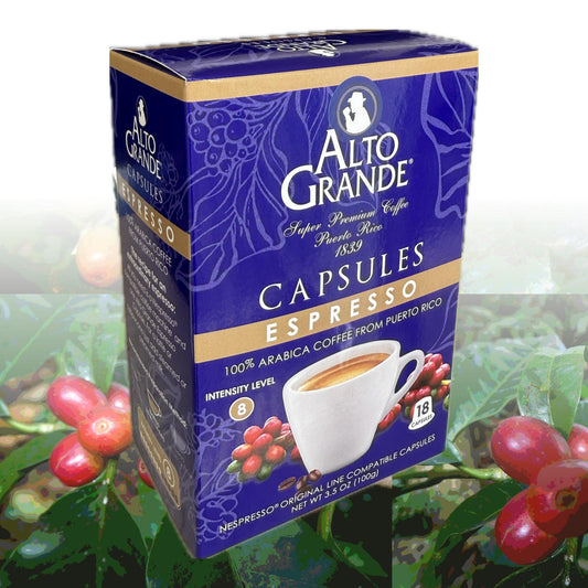 Alto Grande Super Premium Coffee Capsules | Espresso (Intensity 8)