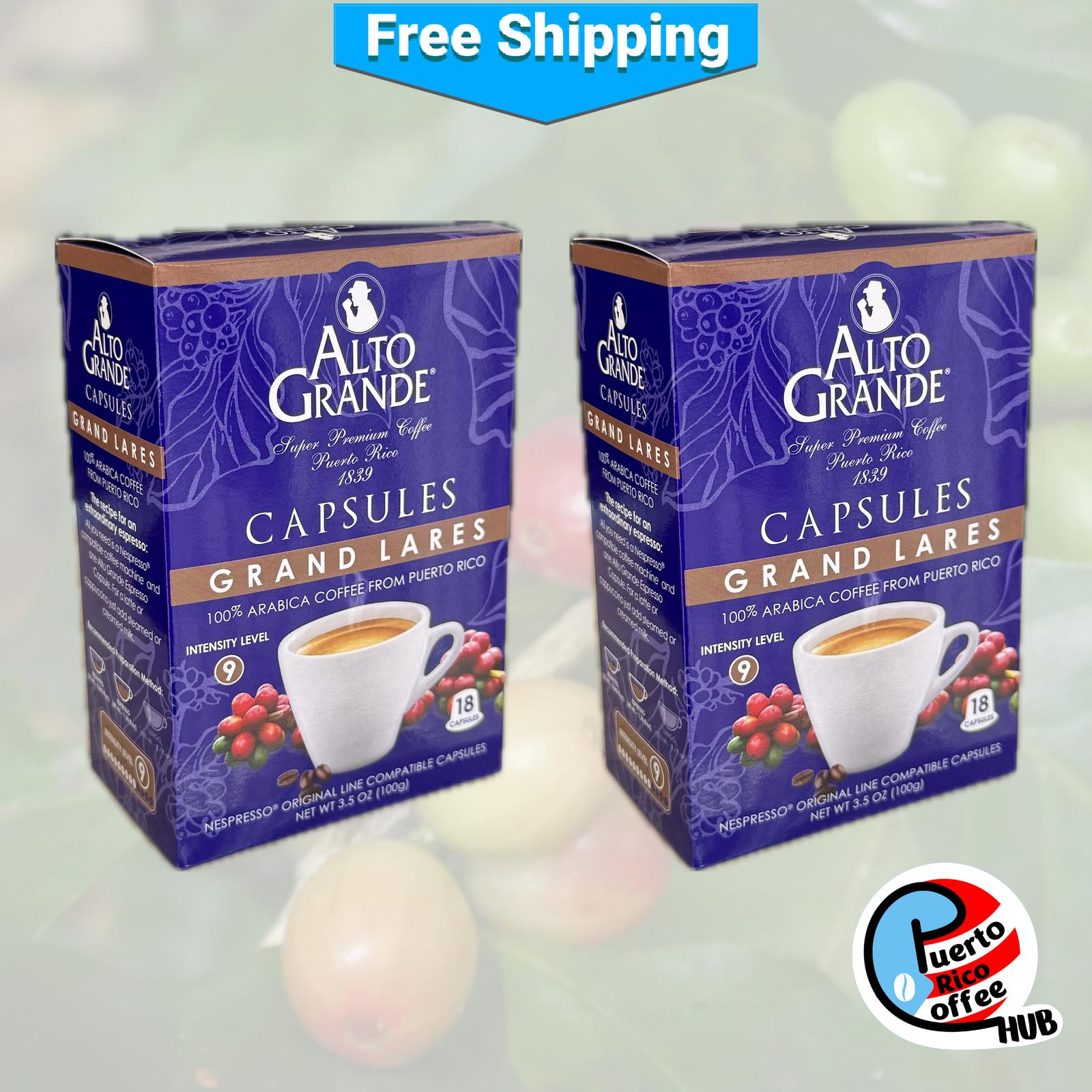 espresso capsules altissimo Alto Grande Grand Lares Coffee Capsules Intensity 9