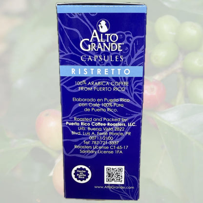 Alto Grande Super Premium Coffee Capsules | Ristretto (Intensity 10)