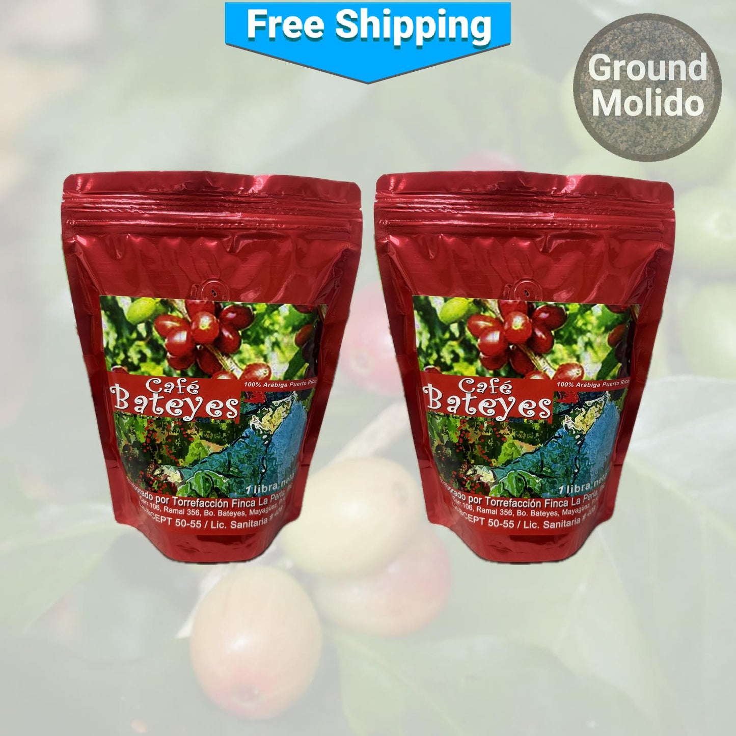 Café Bateyes Ground Coffee – Single Origin Puerto Rico