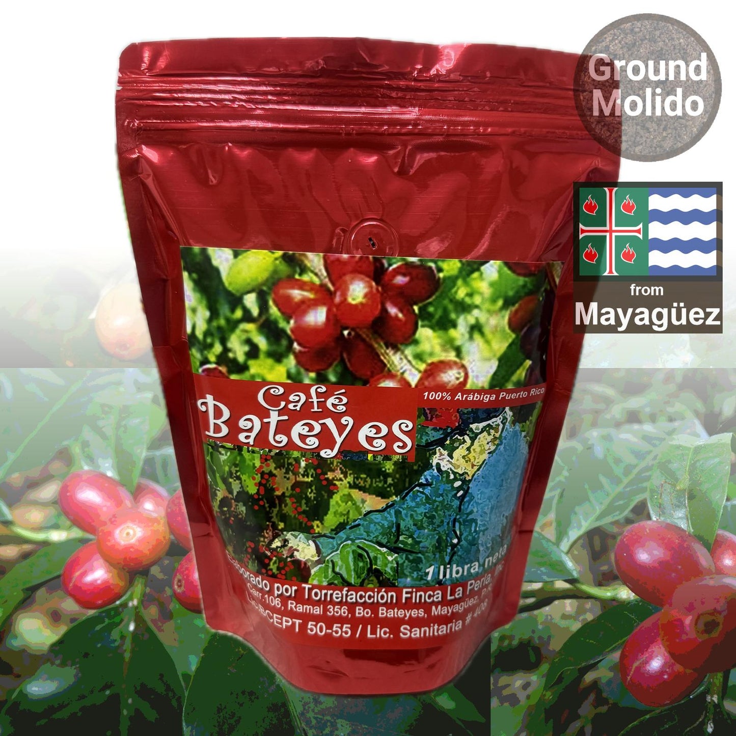 Café Bateyes Ground Coffee – Single Origin Puerto Rico