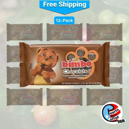 Bimbo Chocolate Cream Sandwich Cookies / Galletas Bimbo de Chocolate