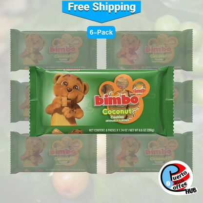 Bimbo Tropical Coconut Cookies / Galletas de Coco Tropical Bimbo
