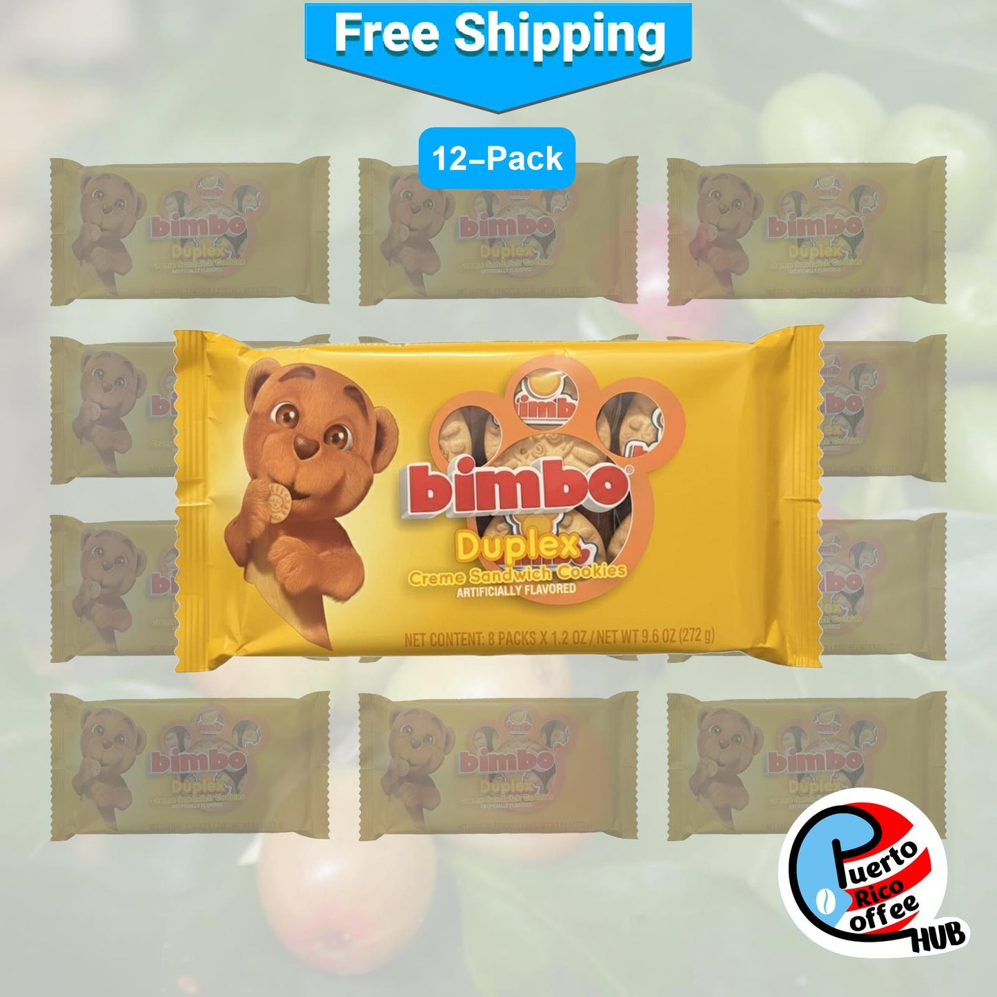 Bimbo Duplex - Vanilla & Chocolate - Sandwich Cookies