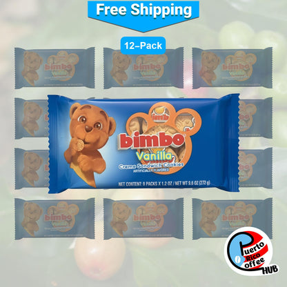 Bimbo Vanilla Cream Sandwich Cookies / Galletas Bimbo Vainilla