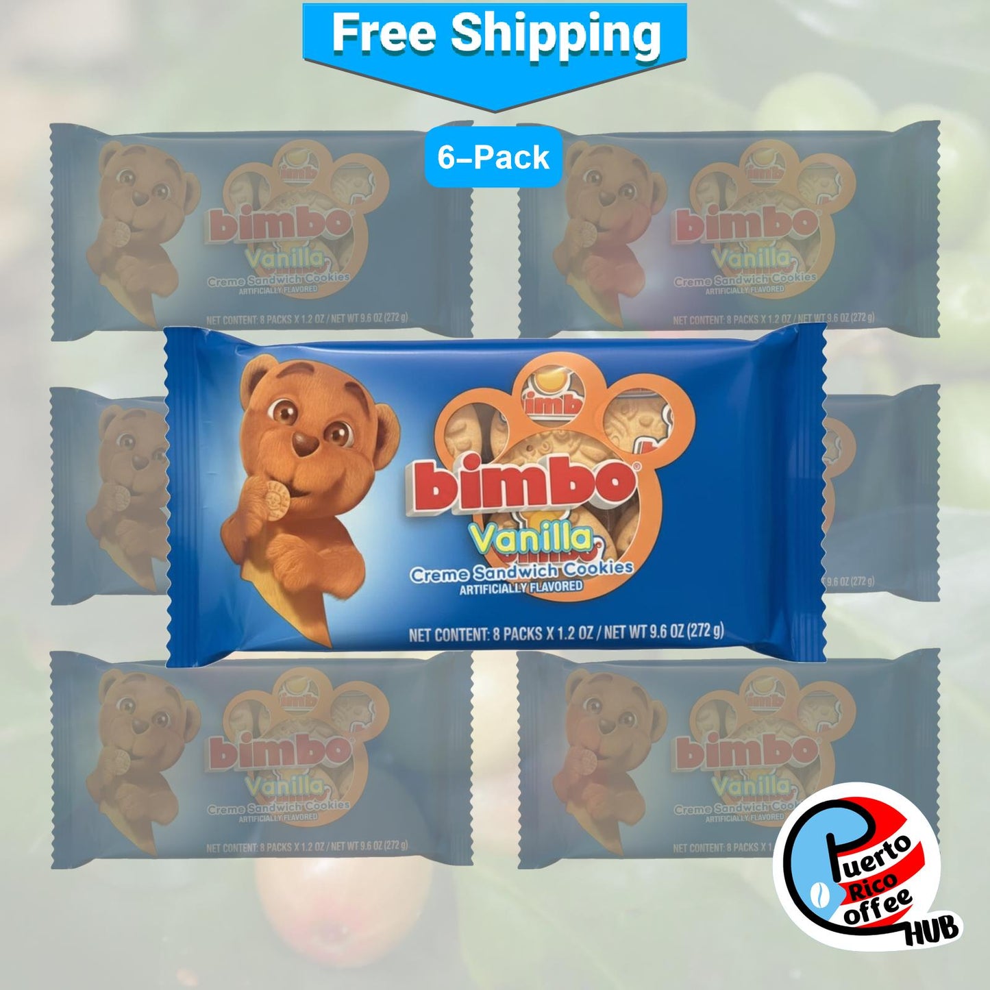 Bimbo Vanilla Cream Sandwich Cookies / Galletas Bimbo Vainilla