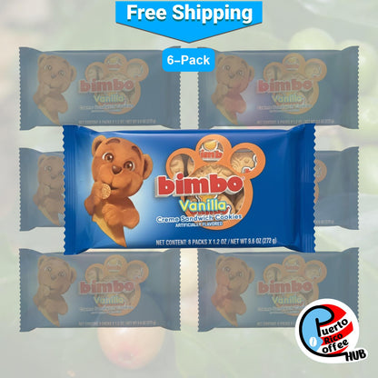 Bimbo Vanilla Cream Sandwich Cookies / Galletas Bimbo Vainilla