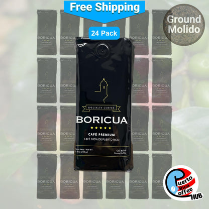 Café Boricua Puerto Rican Ground Coffee 8.8 oz Bulk Packs