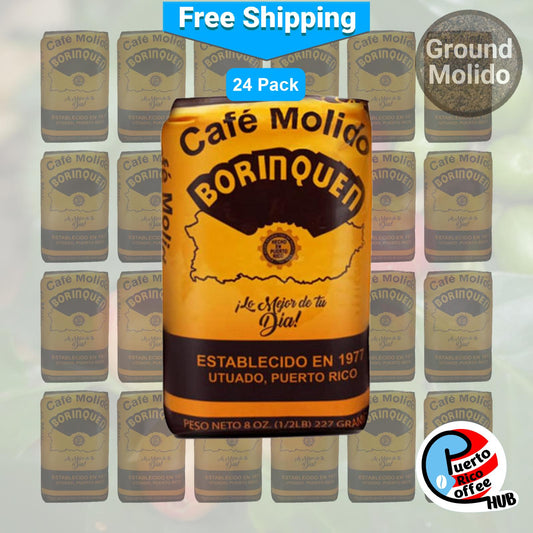 Café Borinquen Ground Coffee 8 Oz 24-Pack