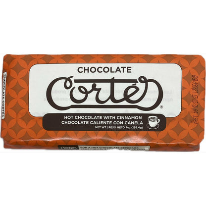 Barra de chocolate Cortés con canela