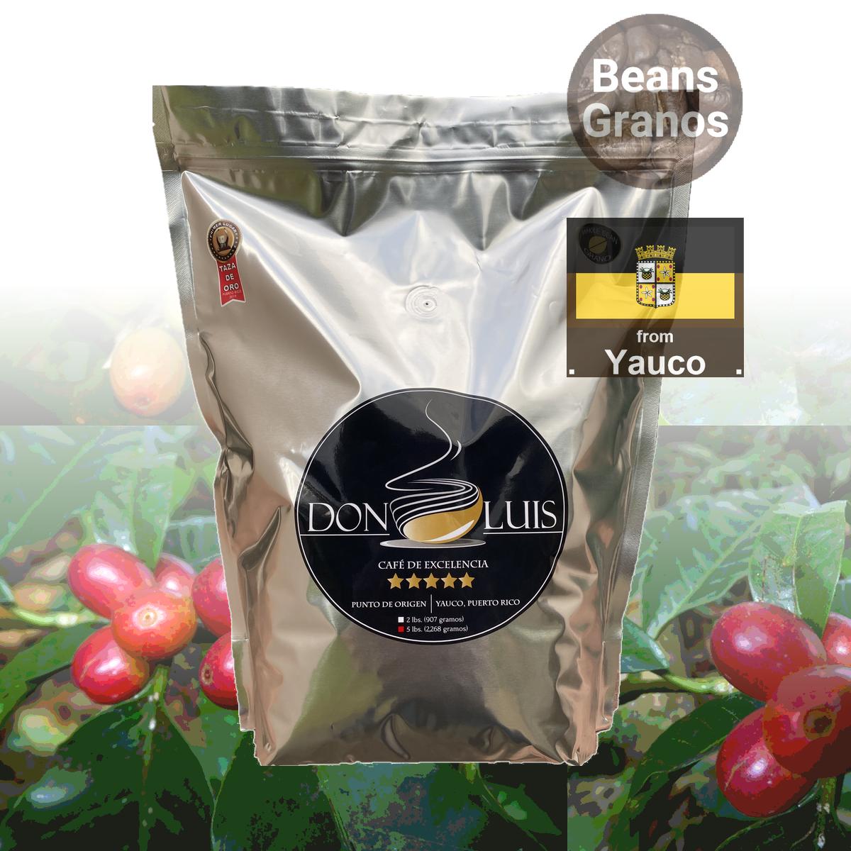 Café Don Luis Coffee Beans 5 Pound