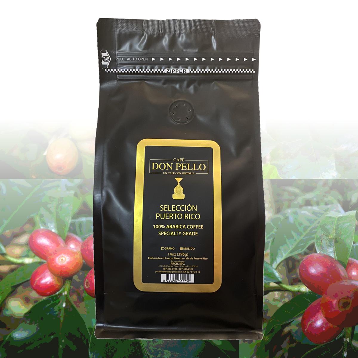 Café Don Pello Specialty Grade Yauco Roasted Coffee Beans