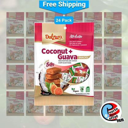 Dulzura Borincana Coconut Guava Bites 24-Pack