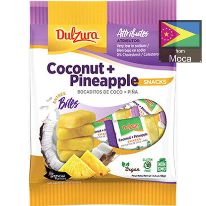 Dulzura Borincana Coconut Pineaple Bites 24-Pack