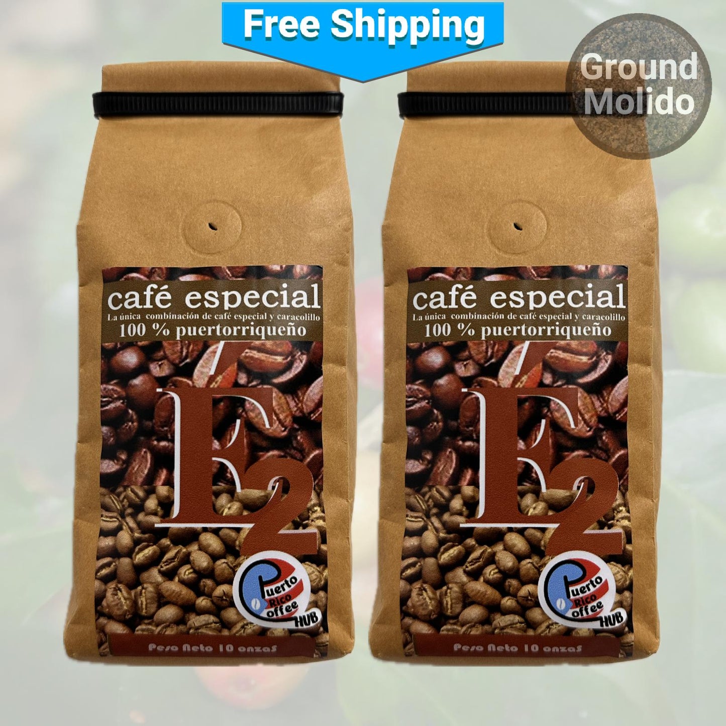 Café Especial — Peaberry Dual Essence Ground Coffee