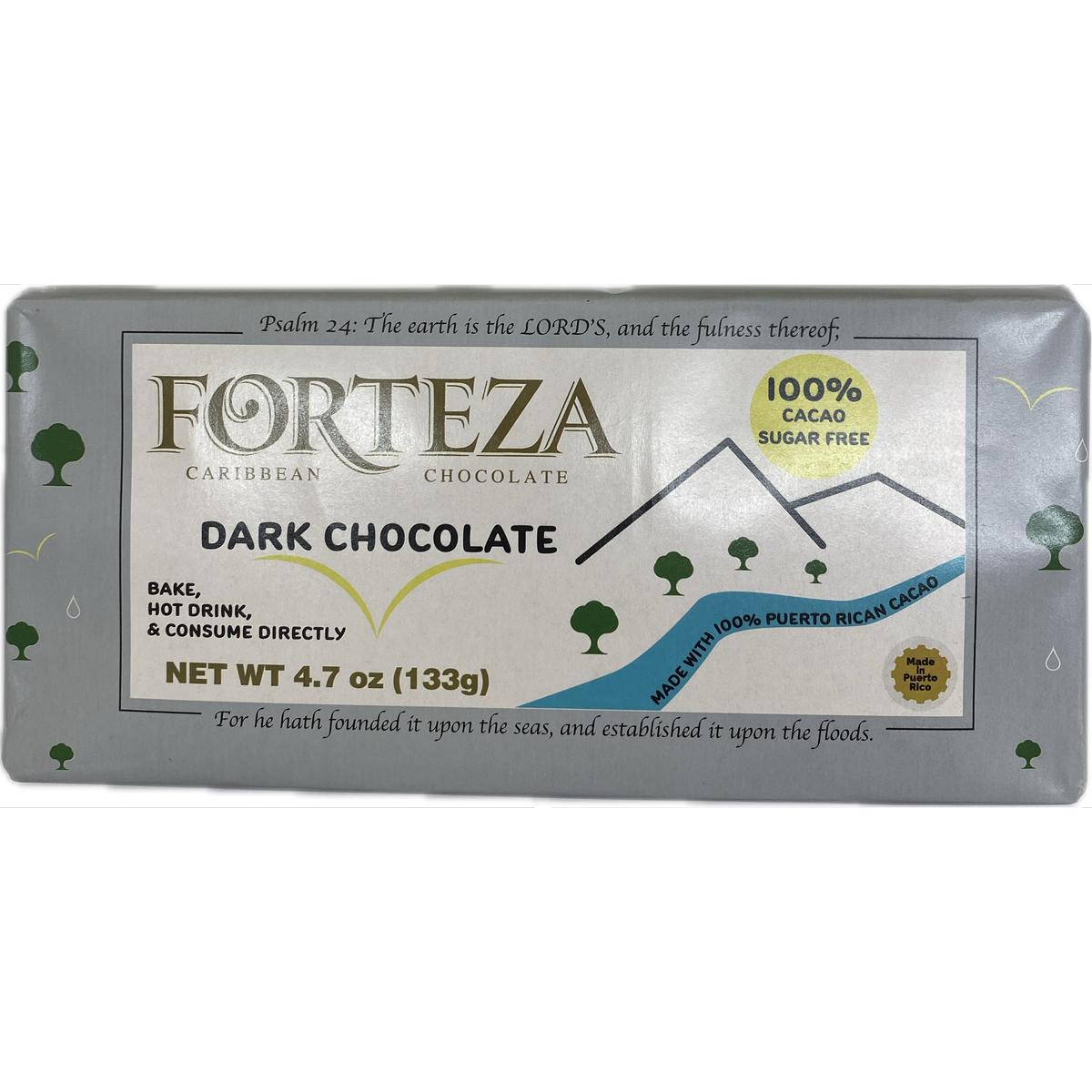 Forteza Big Bars - Dark Chocolate 100 %