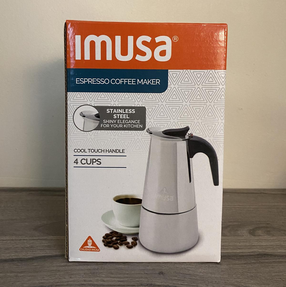 Stainless Steel Moka Pot Coffee Makers by Imusa