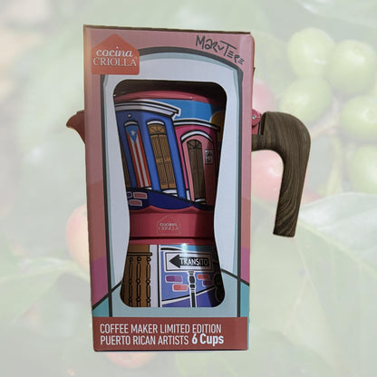 Calles del Viejo San Juan - Limited Edition - Coffee Maker - Coffee Pot or Greca