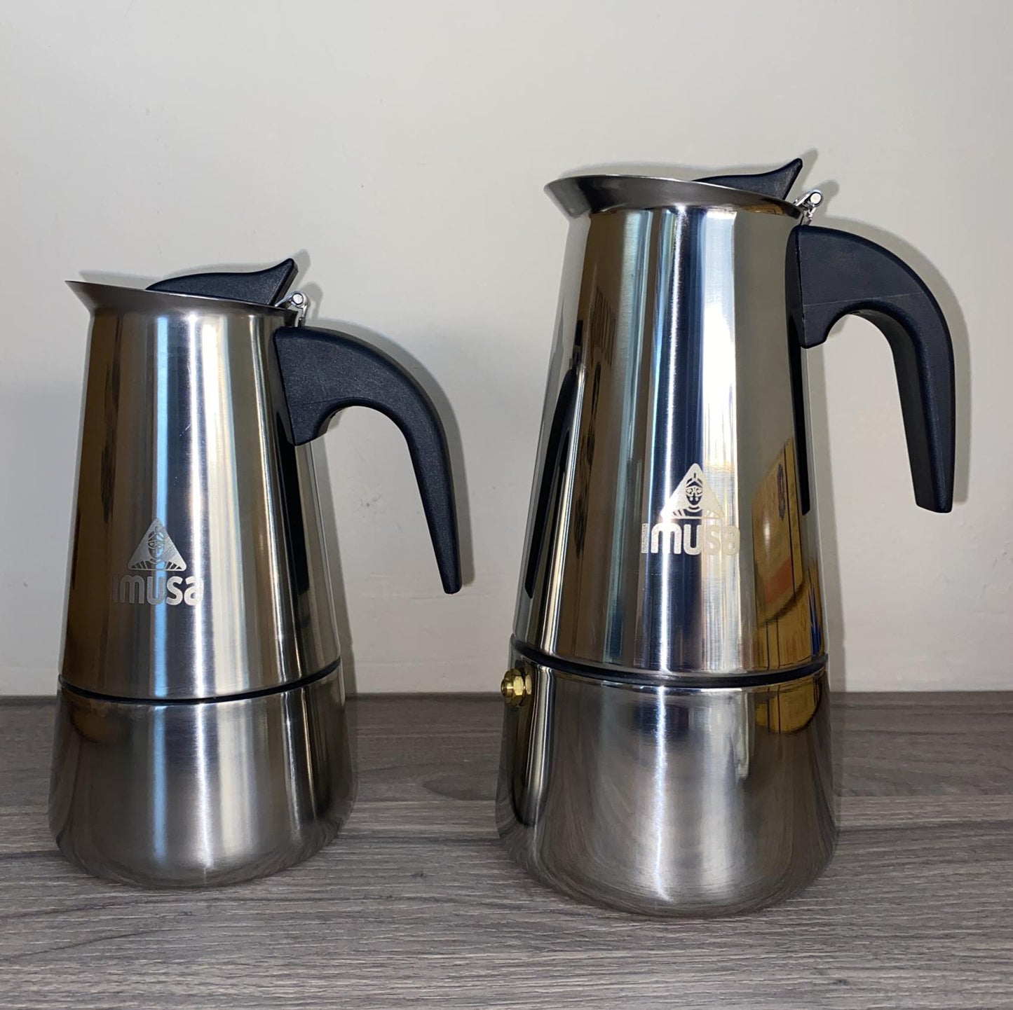 Stainless Steel Moka Pot Coffee Makers by Imusa