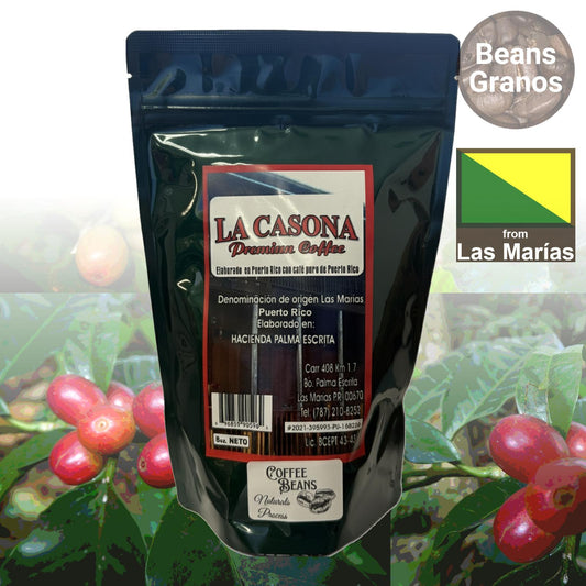 Café La Casona Natural Process Premium Coffee Beans - 100% Sun Dried