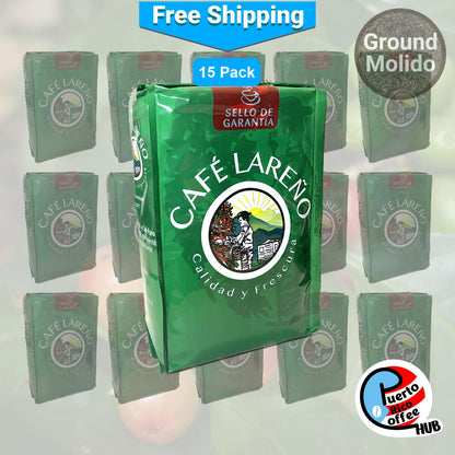 Café Lareño Puerto Rican Ground Coffee 14 oz Bulk Packs