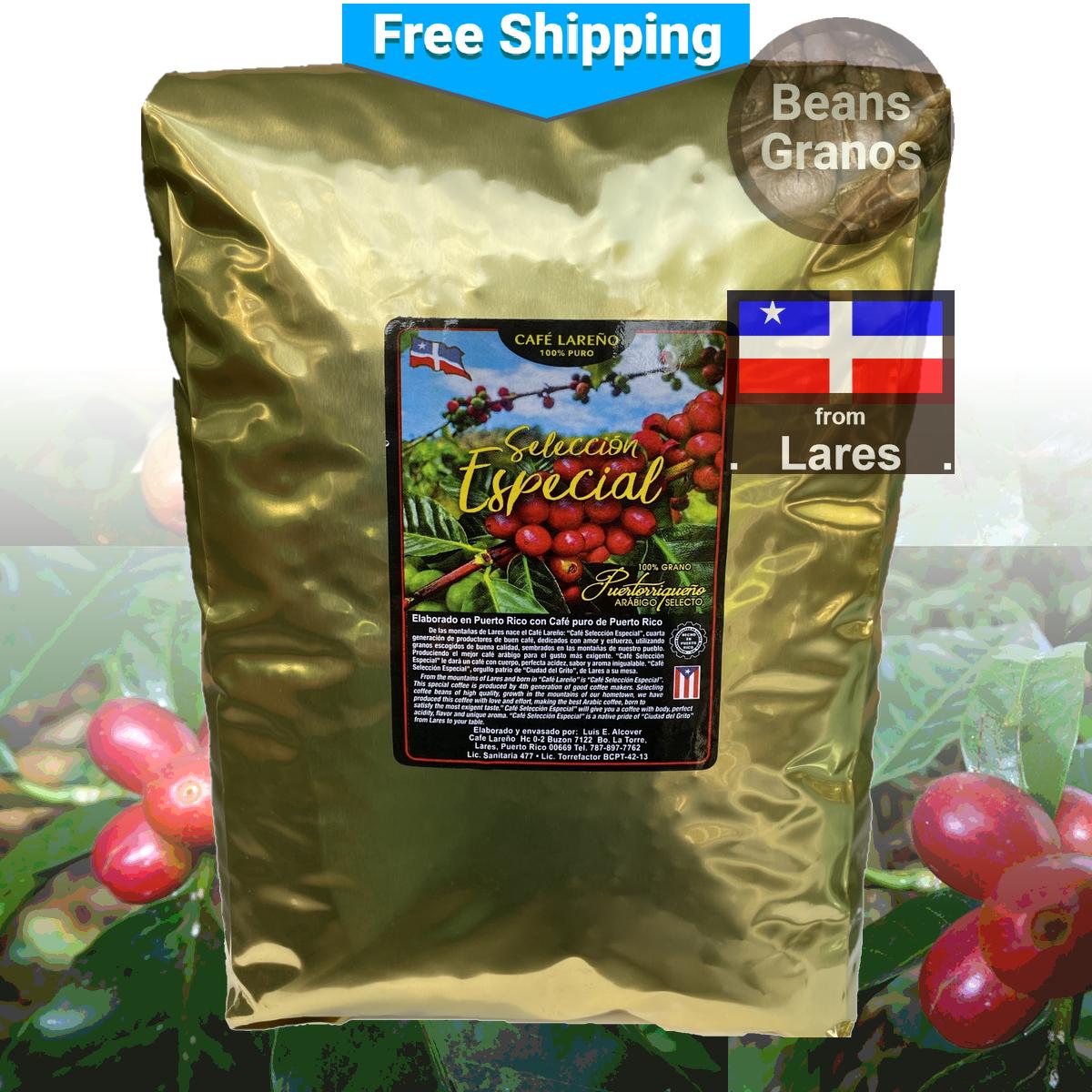 Café Lareño Selección Especial en Grano 5 Libras