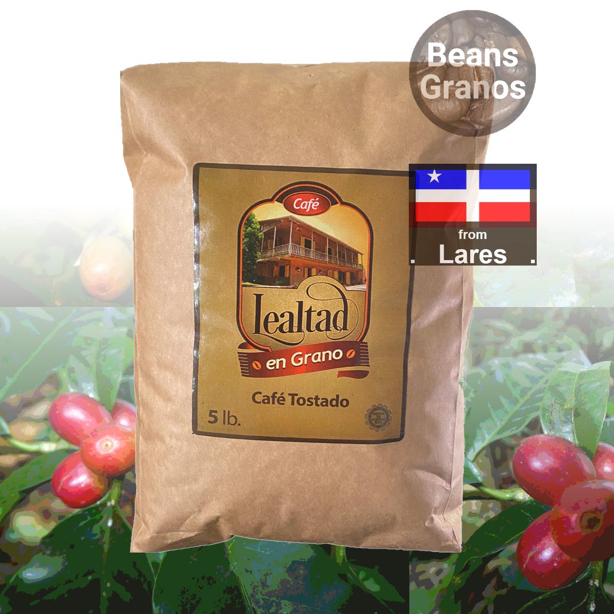 Café Hacienda Lealtad Gourmet Coffee Beans 5 Libras