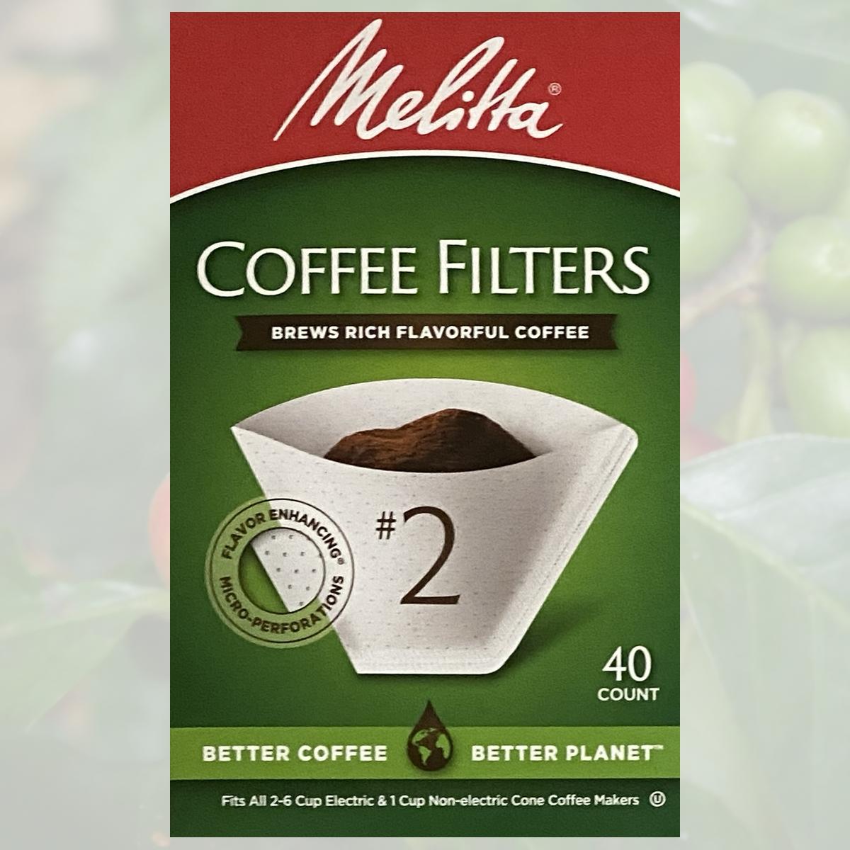 Filtros de café blancos Melitta