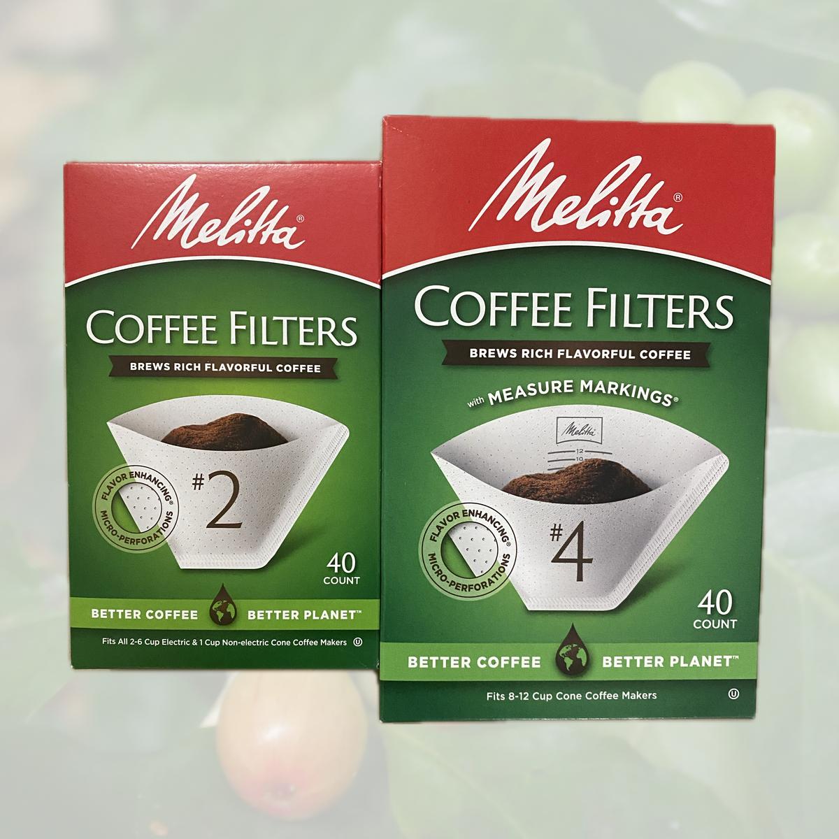 Filtros de café blancos Melitta