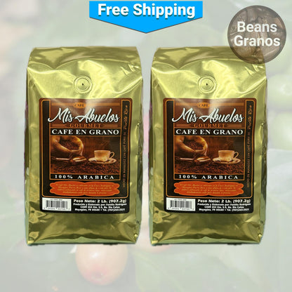 Café Mis Abuelos Café en Grano 5 Libras