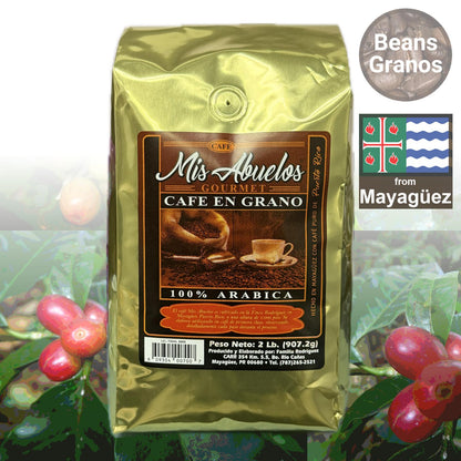 Café Mis Abuelos Café en Grano 5 Libras