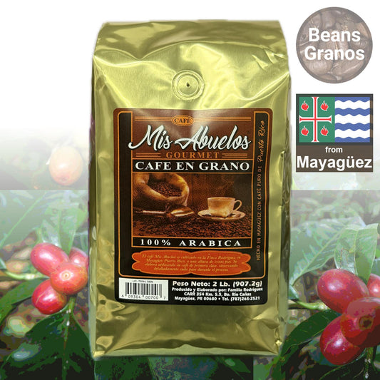 Café Mis Abuelos Café en Grano 5 Libras