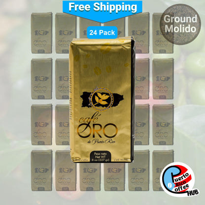 Café Oro Puerto Rican Ground Coffee 8 oz Bulk Packs
