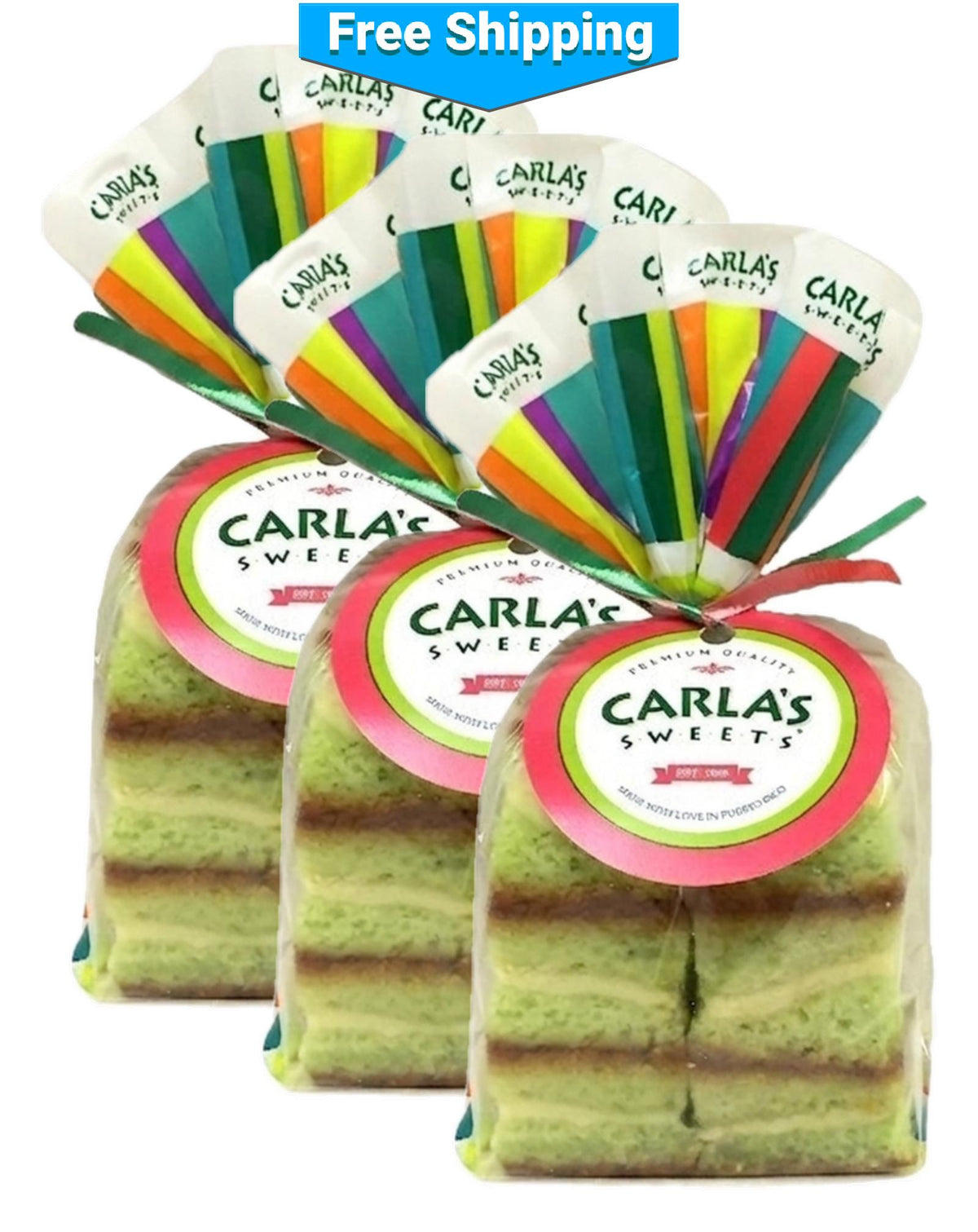 Carla's Sweets Pistachio Panetelas