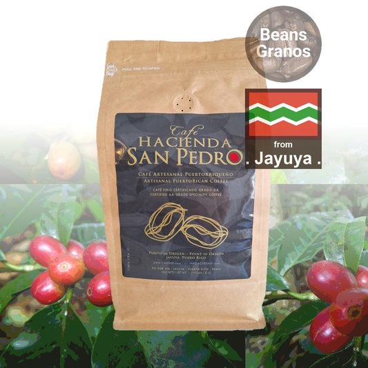 Café Hacienda San Pedro Coffee Beans 2 Pounds