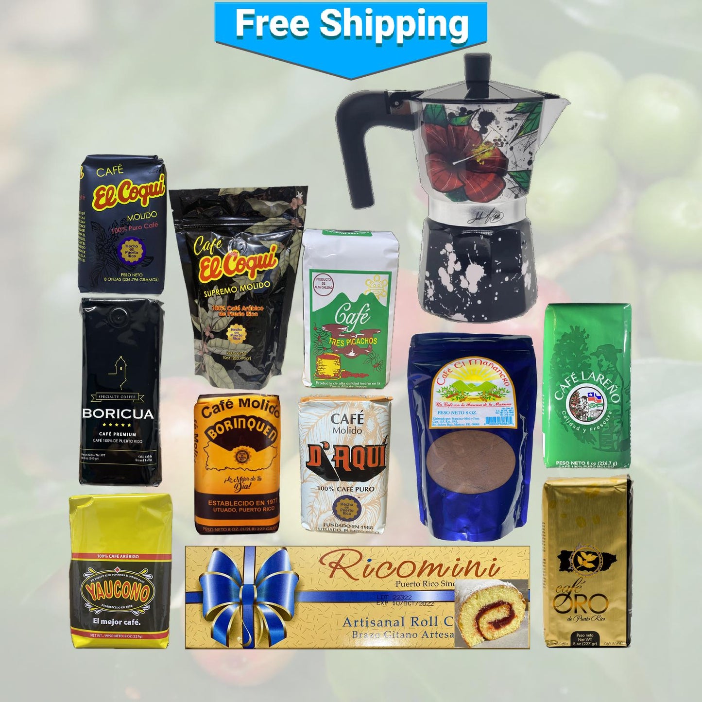 Puerto Rican Coffee Sampler: Sharing is Caring Combo